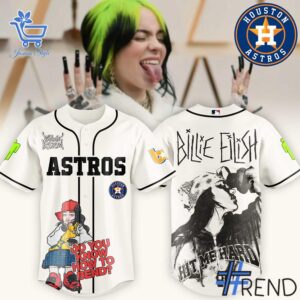 Premium quality and sleek design of Houston Astros Billie Eilish Tour Jersey.
