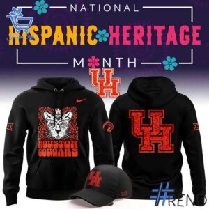 The latest design trend captured perfectly in 1 Houston Cougars football 2025 Hispanic Heritage Month Hoodie.