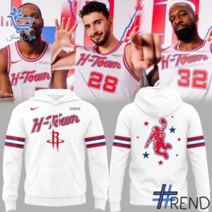 A timeless essential that elevates every outfit: 1 Houston Rockets City Edition Hoodie.
