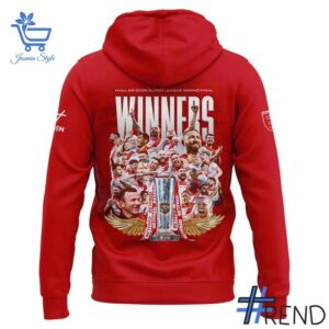 High-quality 2 Hull KR TREBLE WINNERS 2025 Hoodie that brings your outfit to life.