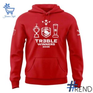 High-quality 3 Hull KR TREBLE WINNERS 2025 Hoodie that brings your outfit to life.