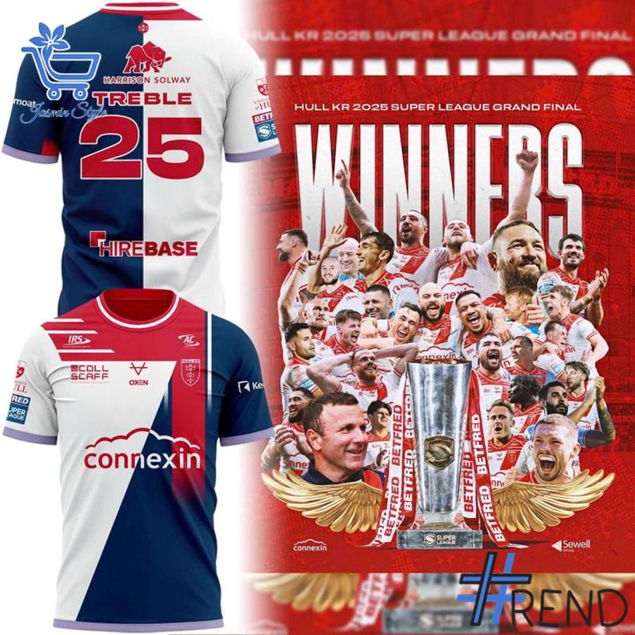 High-quality 1 Hull KR TREBLE WINNERS Shirt that brings your outfit to life.
