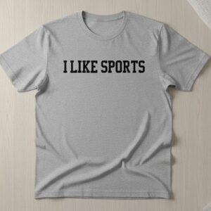 Fresh seasonal style featuring I Like Sports Shirt.