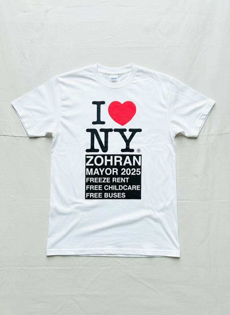 Eye-catching I Love NY Zohran Shirt designed to upgrade your everyday outfit.