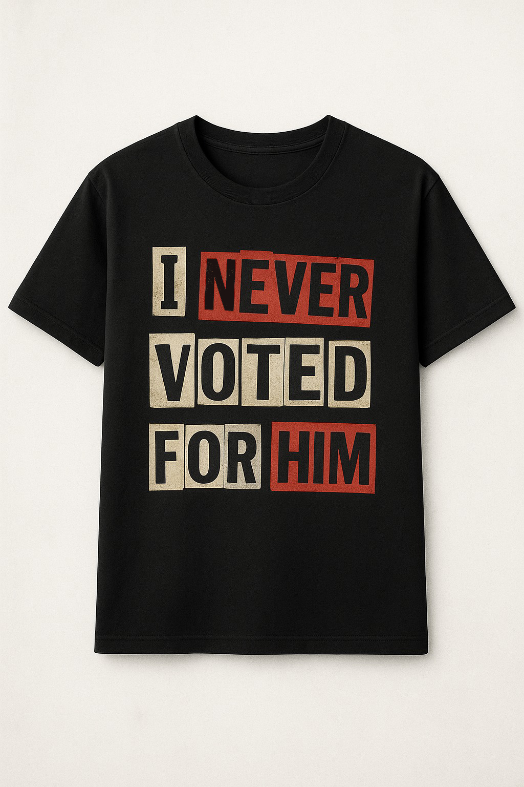 Eye-catching I Never Vote For Him Shirt designed to upgrade your everyday outfit.