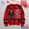 I just want you to be Ozzy Osbourne Christmas Sweater brings a fresh edge to your everyday outfit.