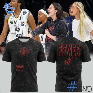 Fresh seasonal style featuring Indiana Fever Basketball logo Hoodie.