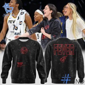 Fresh seasonal style featuring Indiana Fever Basketball logo Hoodie.