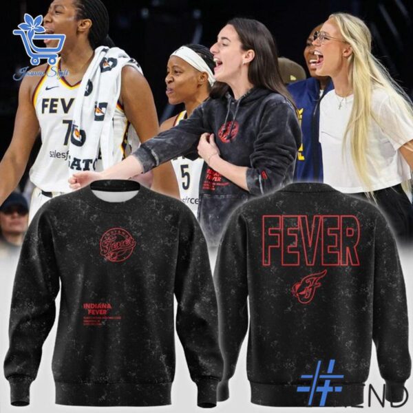 Fresh seasonal style featuring Indiana Fever Basketball logo Hoodie.