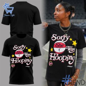 Premium quality and sleek design of Indiana Fever Sorry She Was Hooping Shirt.
