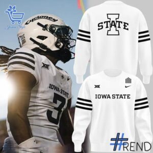 Premium quality and sleek design of Iowa State Cyclones White Out Hoodie.