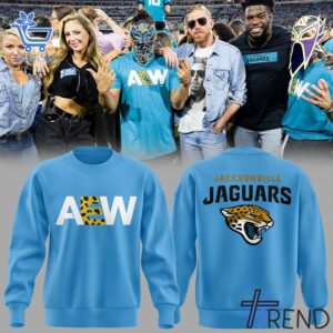 A timeless essential that elevates every outfit: 3 Jacksonville Jaguars AEW 2025 Tshirt.