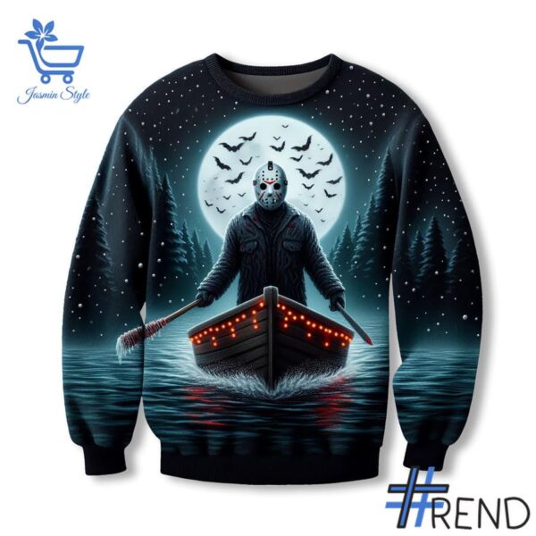 Jason Voorhees Crystal Lake Sweatshirt brings a fresh edge to your everyday outfit.