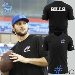 A timeless essential that elevates every outfit: 1 Josh Allen 2025 Buffalo Bills Tshirt.