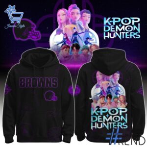 Premium quality and sleek design of K Pop Demon Hunters NFL custom team Hoodie.