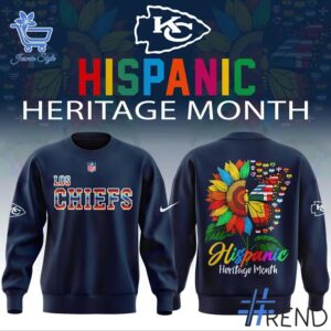 Premium quality and sleek design of Kansas City Chiefs Hispanic Heritage Shirt.