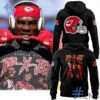 Eye-catching 1 Kansas City Chiefs RR X Jet 2025 Hoodie designed to upgrade your everyday outfit.