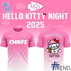 Express your true style with Kansas City Chiefs x Hello Kitty Shirt.