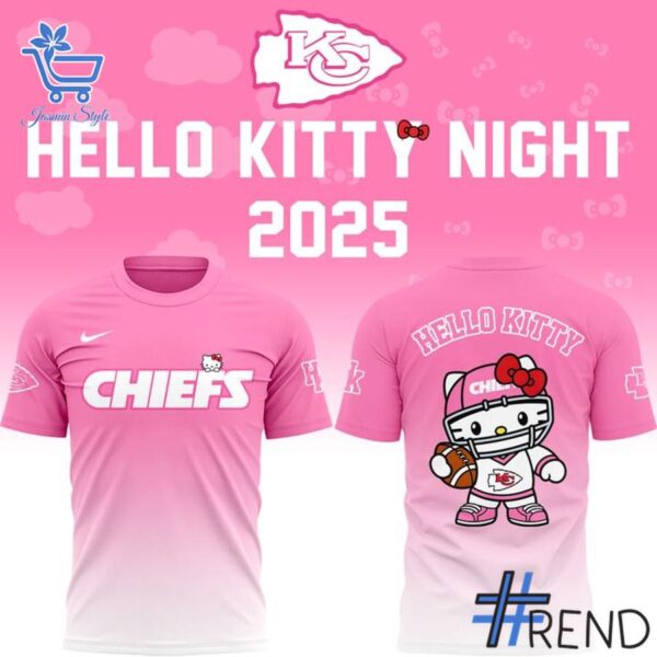 Express your true style with Kansas City Chiefs x Hello Kitty Shirt.