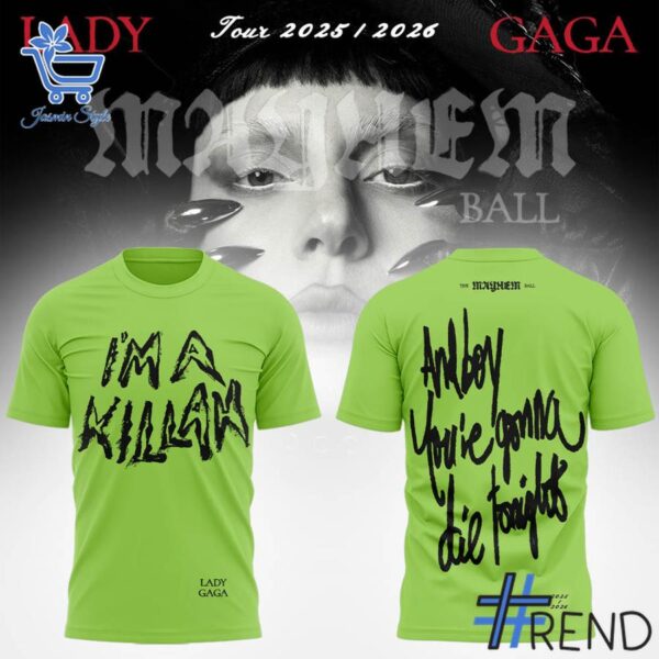 Premium quality and sleek design of Lady GAGA The Mayhem Ball Tour Shirt.