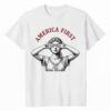 The latest design trend captured perfectly in Lady Justice America First US Israel Shirt.