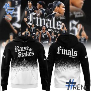 A timeless essential that elevates every outfit: 1 Las Vegas Aces 2025 Playoffs The Stakes Hoodie.