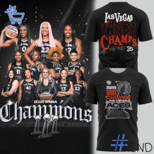 High-quality 1 Las Vegas Aces 2025 WNBA Championship Shirt that brings your outfit to life.