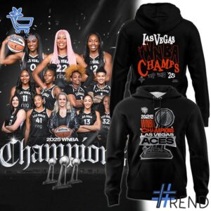 High-quality 2 Las Vegas Aces 2025 WNBA Championship Shirt that brings your outfit to life.