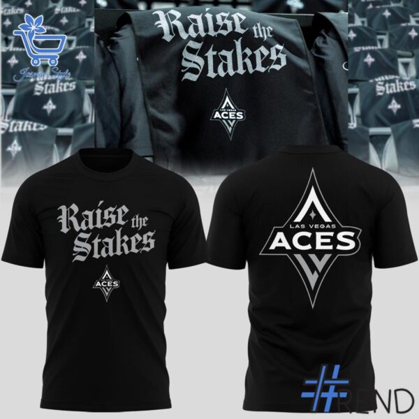 Premium quality and sleek design of Las Vegas Aces Raise The Stakes Shirt.