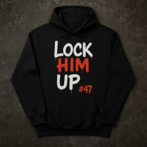 Eye-catching Lock Him Up 47 Trump Shirt designed to upgrade your everyday outfit.