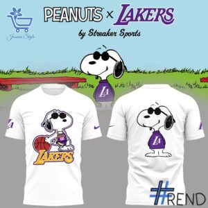 A timeless essential that elevates every outfit: 1 Los Angeles Lakers Snoopy 2025 Shirt Hoodie.