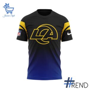 The latest design trend captured perfectly in 2 Los Angeles Rams 2025 NFL Rivalries Midnight Mode T shirt.