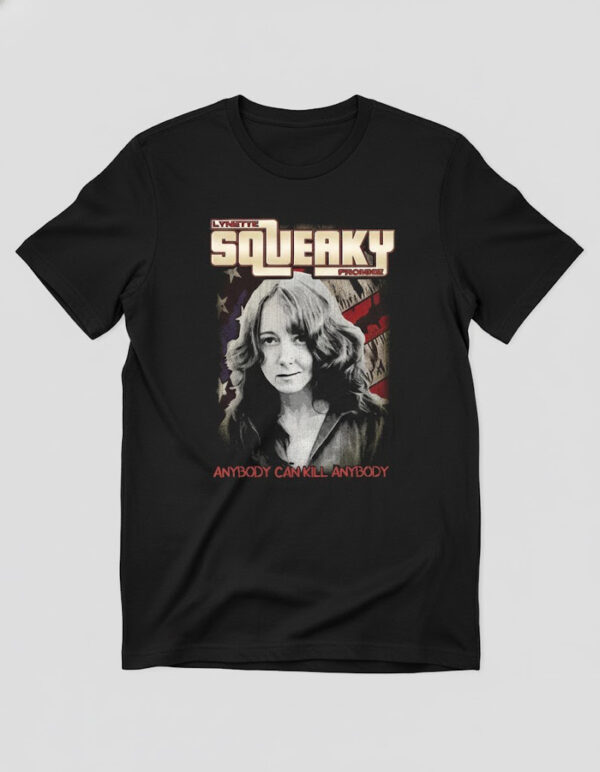 The latest design trend captured perfectly in Lynette Squeaky Fromme T Shirt.