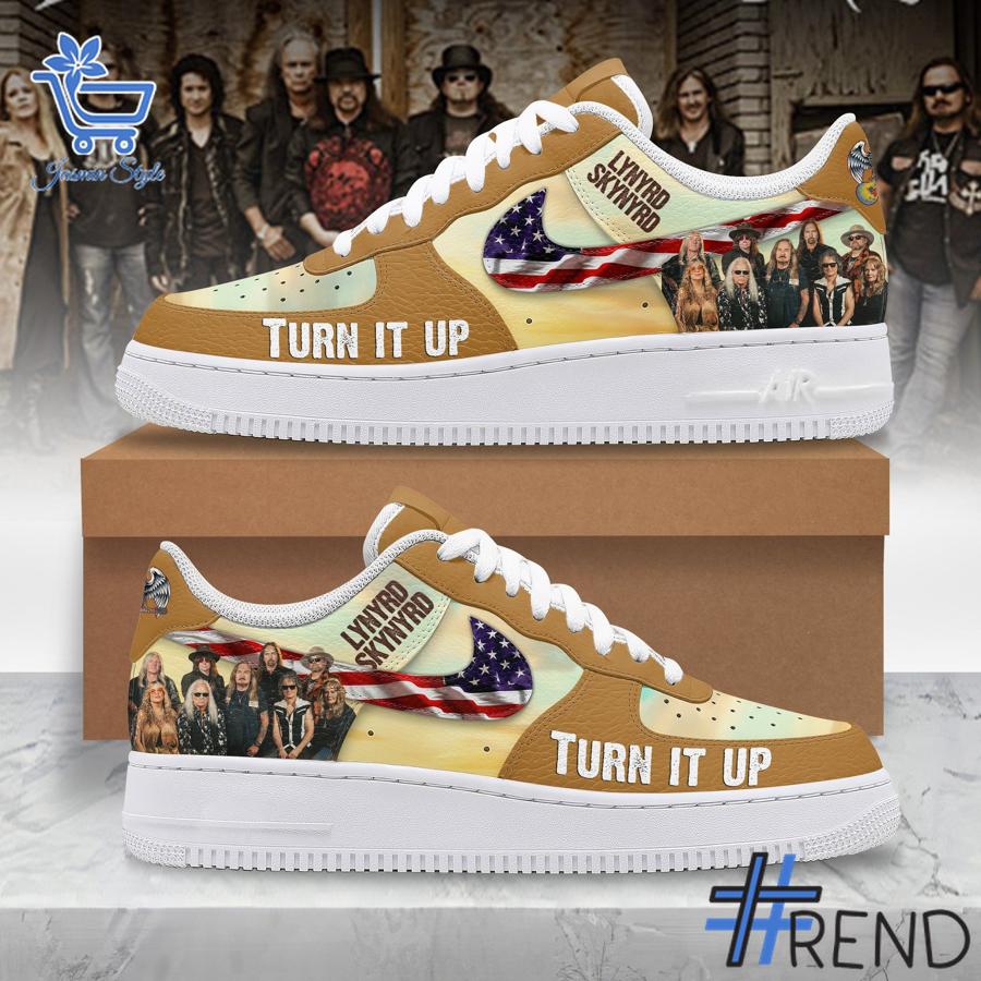 A timeless essential that elevates every outfit: 1 Lynyrd Skynyrd Turn It Up Air Force Shoes.
