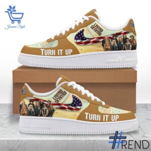 A timeless essential that elevates every outfit: 3 Lynyrd Skynyrd Turn It Up Air Force Shoes.