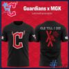 Express your true style with Machine Gun Kelly x Cleveland Guardians T shirt.