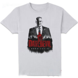 Express your true style with Marvel Daredevil Born Again Shadow Of The City Unisex T shirt.