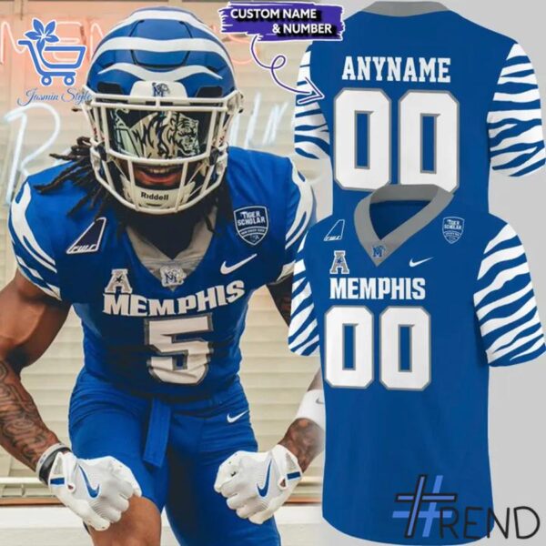 Premium quality and sleek design of Memphis Tigers Gameday Football Jersey.