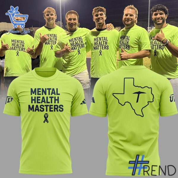 The latest design trend captured perfectly in 1 Mental Health Matters at UTEP 2025 Shirt.