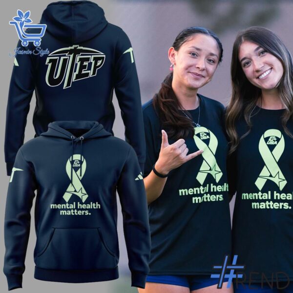 Fresh seasonal style featuring Mental Health Matters at UTEP Tshirt.