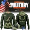 High-quality 1 Miami Hurricanes 2025 Military Appreciation Hoodie that brings your outfit to life.