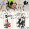 Fresh seasonal style featuring Miami Marlins Billie Eilish Jersey.