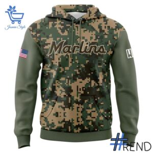 The latest design trend captured perfectly in 2 Miami Marlins Military Appreciation 2025 Hoodie.