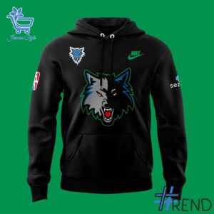 Fresh seasonal style featuring Minnesota Timberwolves Classic Edition Hoodie.