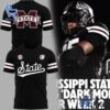 Premium quality and sleek design of Mississippi State Dark Mode Shirt.