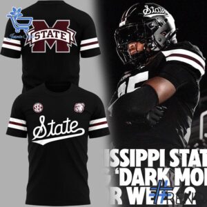 Premium quality and sleek design of Mississippi State Dark Mode Shirt.