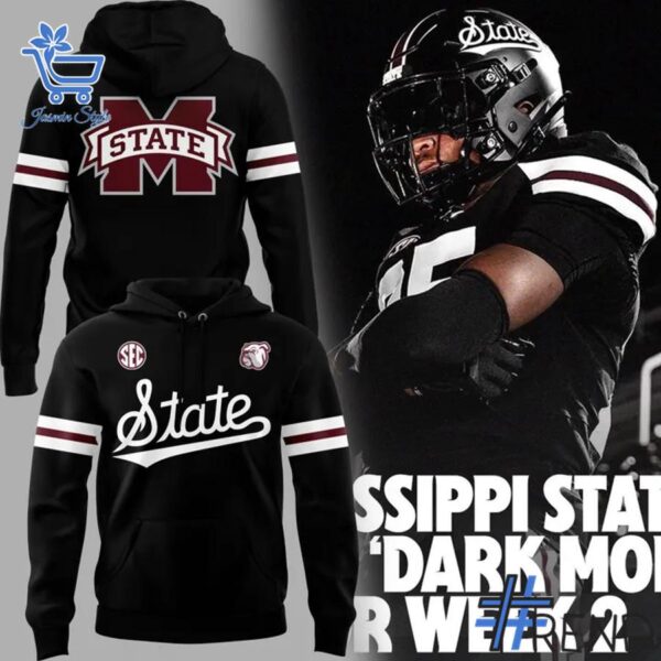 Premium quality and sleek design of Mississippi State Dark Mode Shirt.