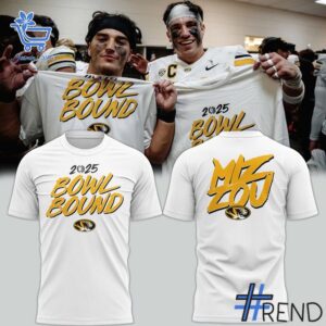 Eye-catching 1 Missouri Tigers Bowl Bound T Shirt designed to upgrade your everyday outfit.