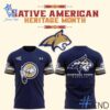 Eye-catching 1 Montana State Football 2025 Native American Heritage Month T shirt designed to upgrade your everyday outfit.
