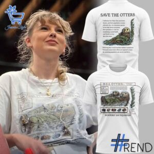 A timeless essential that elevates every outfit: 1 Monterey Bay Aquarium Otter Taylor Swift Shirt.
